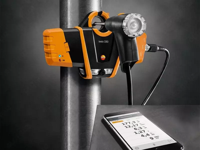 Базовый комплект testo 330i - Комплект testo 330i для анализа дымовых газов