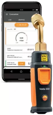 testo 552i - Смарт-зонд вакуума, управляемый из приложения