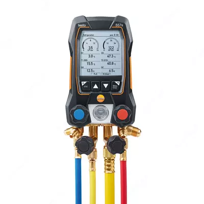 testo 557s - Умный цифровой манометрический коллектор с 4-х ходовым блоком клапанов и с Bluetooth