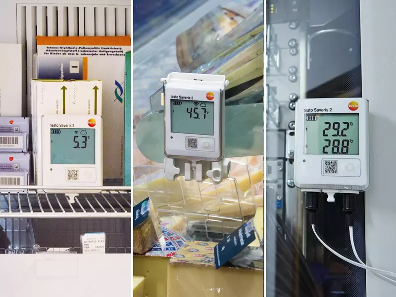 testo Saveris 2-T1 - WiFi-логгер данных с дисплеем и встроенным сенсором температуры