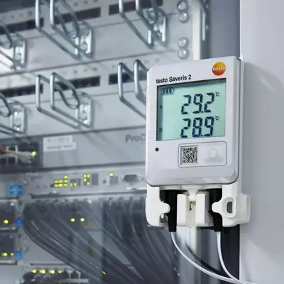 testo Saveris 2-T2 - WiFi-логгер данных температуры c 2-мя разъёмами для внешних зондов NTC или дверных контактов