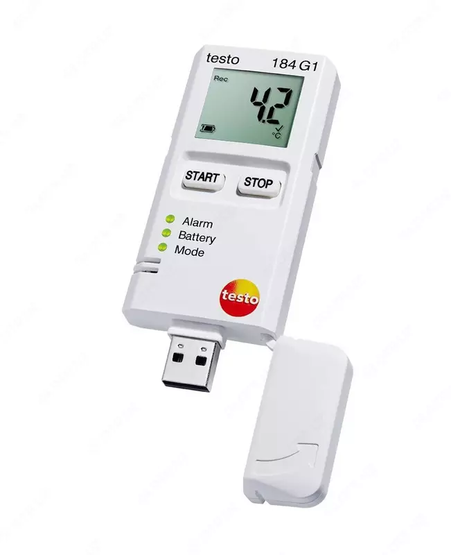 testo 184 G1 - Логгер данных вибрации, влажности и температуры для мониторинга при транспортировке