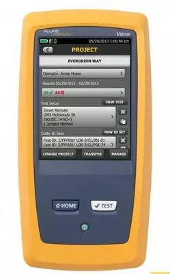 ОСНОВНОЙ БЛОК КАБЕЛЬНОГО АНАЛИЗАТОРА FLUKE NETWORKS VERSIV2-M INTL