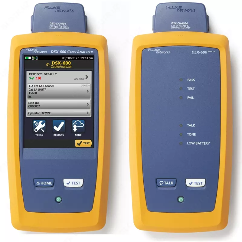 ТЕСТЕР КАБЕЛЬНЫЙ FLUKE NETWORKS DSX-600-PRO INTL