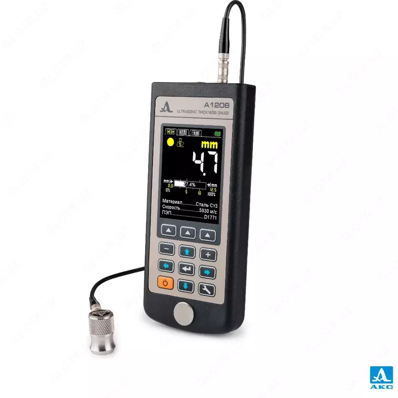 УЛЬТРАЗВУКОВОЙ ТОЛЩИНОМЕР А1208