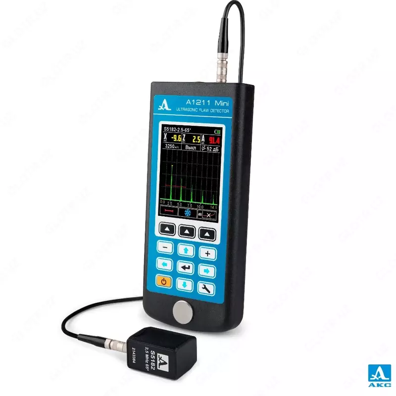 МИНИАТЮРНЫЙ УЛЬТРАЗВУКОВОЙ ДЕФЕКТОСКОП А1211 MINI