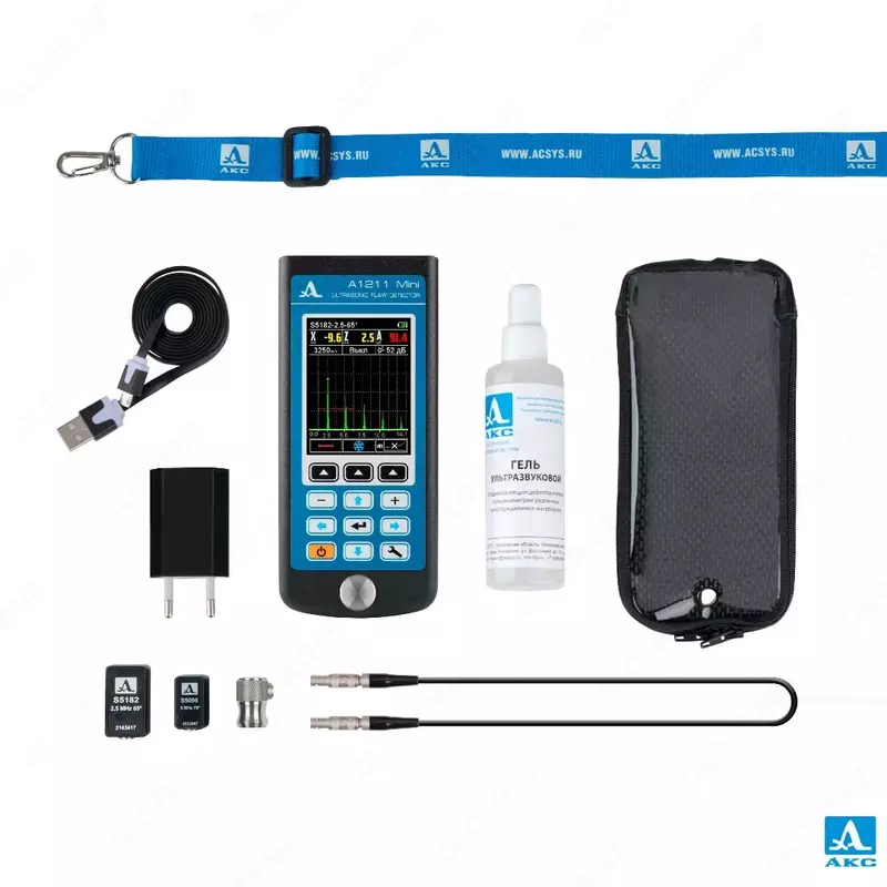 МИНИАТЮРНЫЙ УЛЬТРАЗВУКОВОЙ ДЕФЕКТОСКОП А1211 MINI