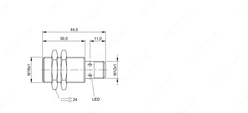 Индуктивный датчик расстояния Balluff BAW M18ME-UAC50B-S04G