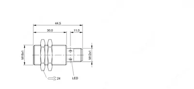 Индуктивный датчик расстояния Balluff BAW M18ME-UAC50B-S04G