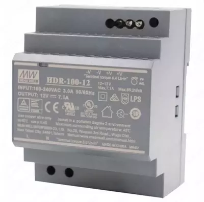 HDR-100-12 блок питания на DIN