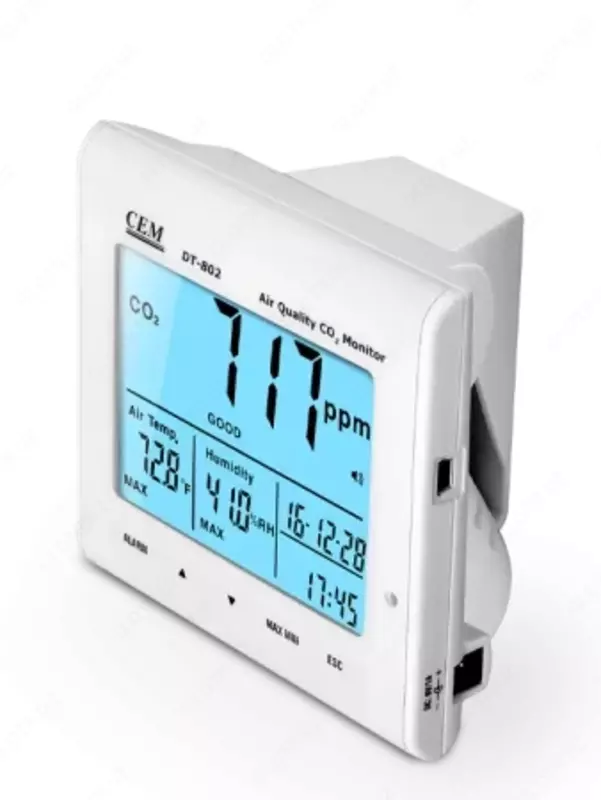 DT-802 Анализатор CO2, часы, температуры и влажности