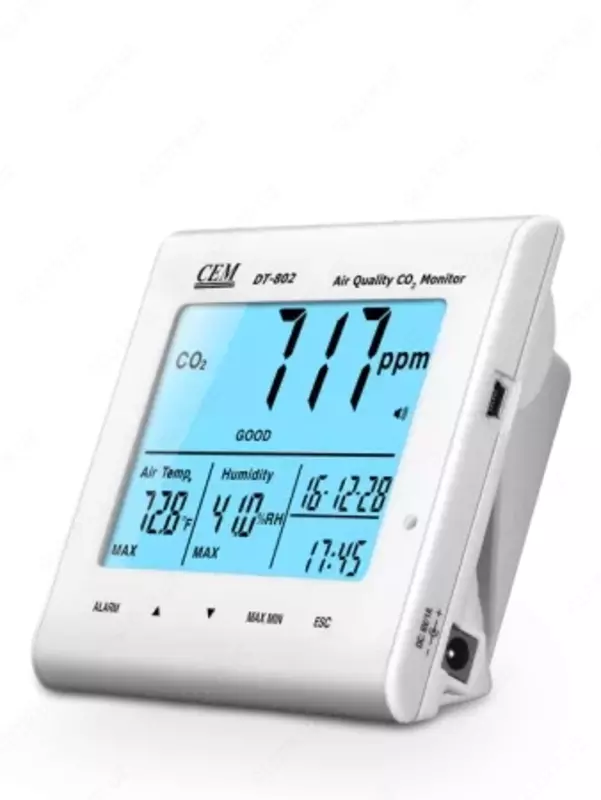 DT-802 Анализатор CO2, часы, температуры и влажности