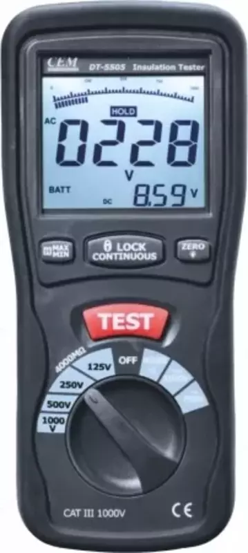 DT-5505 Цифровой мегаомметр