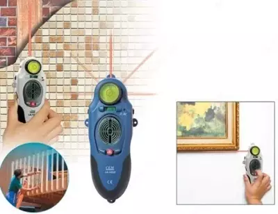 LA-1010 Тестер (детектор) для поиска дерева/металла/проводки с лазерным уровнем