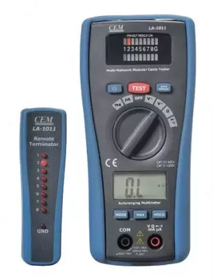 LA-1011 Мультиметр, LAN тестер