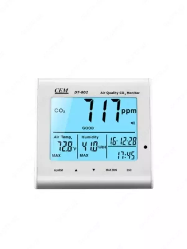 DT-802 Анализатор CO2, часы, температуры и влажности