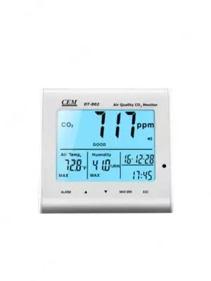 DT-802 Анализатор CO2, часы, температуры и влажности