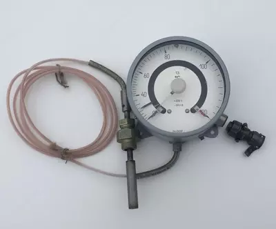 Термометр манометрический показывающий электроконтактный ТКП-160Эк