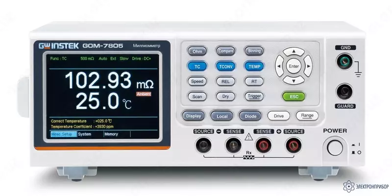 GOM-7805 — цифровой миллиомметр