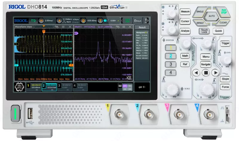 RIGOL DHO814 — цифровой осциллограф