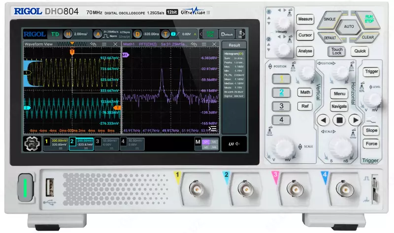 RIGOL DHO804 — цифровой осциллограф