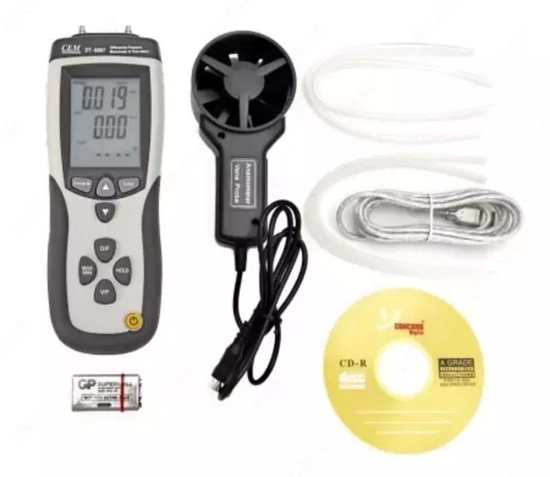 DT-8897 Анемометр - дифференциальный манометр