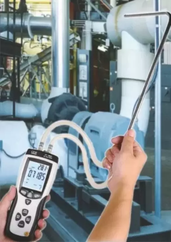 DT-8921 Манометр дифференциальный двухканальный - термометр