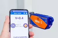 ViPen-2 — сборщик-анализатор вибрационных сигналов с функцией контроля температуры оборудования