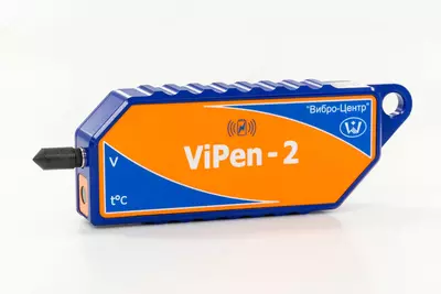 ViPen-2 — сборщик-анализатор вибрационных сигналов с функцией контроля температуры оборудования