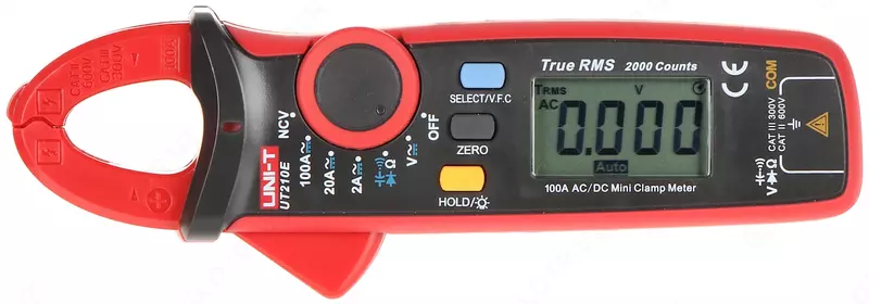 UNI-T UT210E — клещи токоизмерительные цифровые ACA&DCA с автодиапазоном