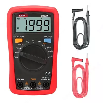 UNI-T UT33A+ — мультиметр цифровой портативный с автоматическим выбором диапазона