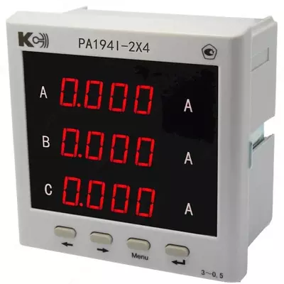 PA194I-2X4 — амперметр 3-канальный (общепромышленное исполнение)