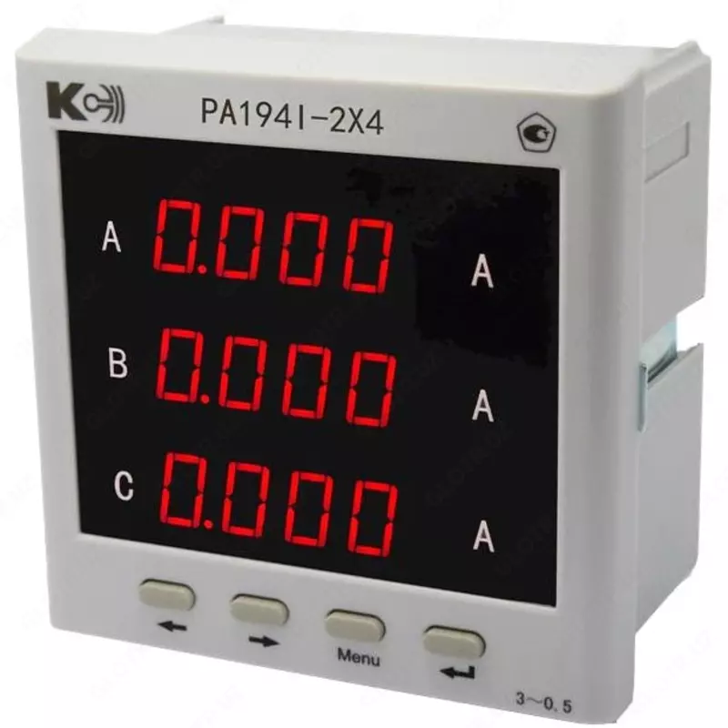 PA194I-2X4 — амперметр 3-канальный (общепромышленное исполнение)
