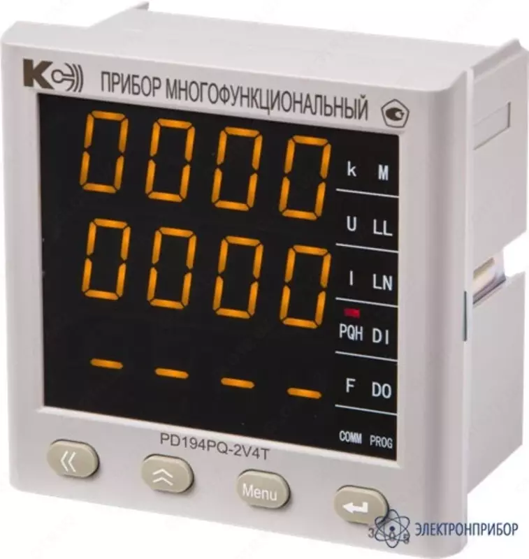 PD194PQ-2N4T — многофункциональный цифровой электроизмерительный прибор (многостраничная модификация)
