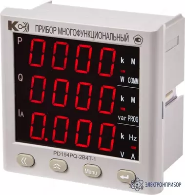 PD194PQ-2B4T-A1 — многофункциональный цифровой электроизмерительный прибор (одностраничная модификация, повышенной точности)