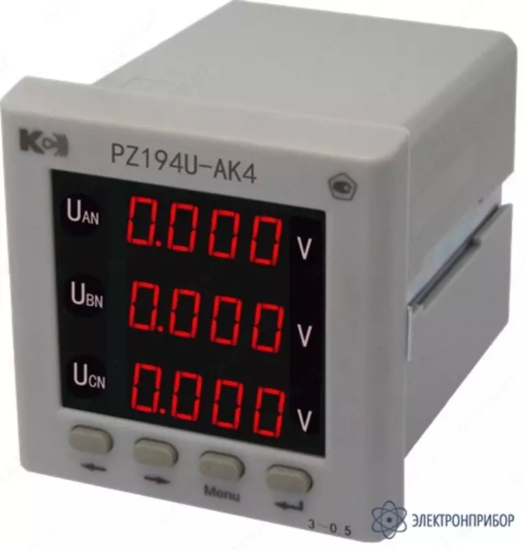 PZ194U-AK4 — вольтметр 3-канальный