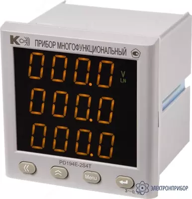 PD194PQ-2S4T-A1 — многофункциональный цифровой электроизмерительный прибор (одностраничная модификация, повышенной точности)