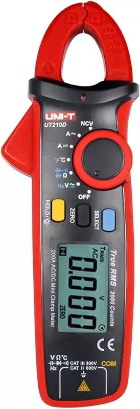 UNI-T UT210D — клещи токоизмерительные цифровые ACA&DCA с автодиапазоном