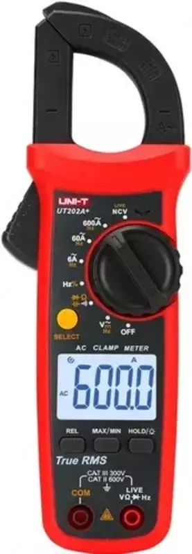 UNI-T UT202A+ — клещи токоизмерительные цифровые ACA с автодиапазоном