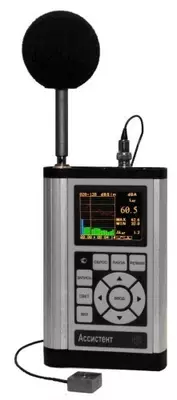 АССИСТЕНТ SIU V1 — шумомер, анализатор спектра в диапазоне: инфразвук, звук, ультразвук, виброметр однокоординатный