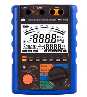 АКИП-8606/1 — измеритель сопротивления изоляции