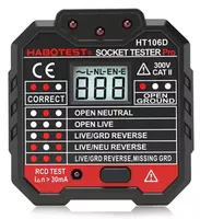 HT106D — тестер розеток и УЗО