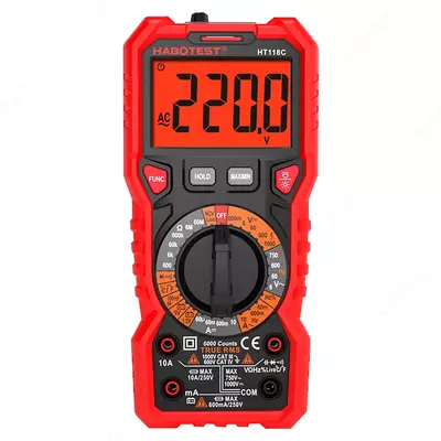 HT118C — мультиметр цифровой (TrueRMS)