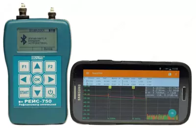 РЕЙС-750 — рефлектометр оптический портативный (с выносным экраном)