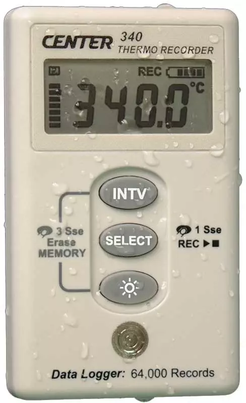 CENTER 340 — малогабаритный терморегистратор