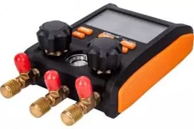 Elitech MS-1000 — манометрический коллектор цифровой двухвентильный для заправки фреона