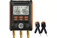 Elitech MS4000 — манометрический коллектор цифровой четырехвентильный для заправки фреона - от 1 000 000 сум