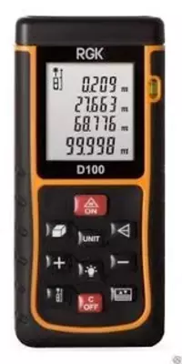 RGK D100 — лазерный дальномер