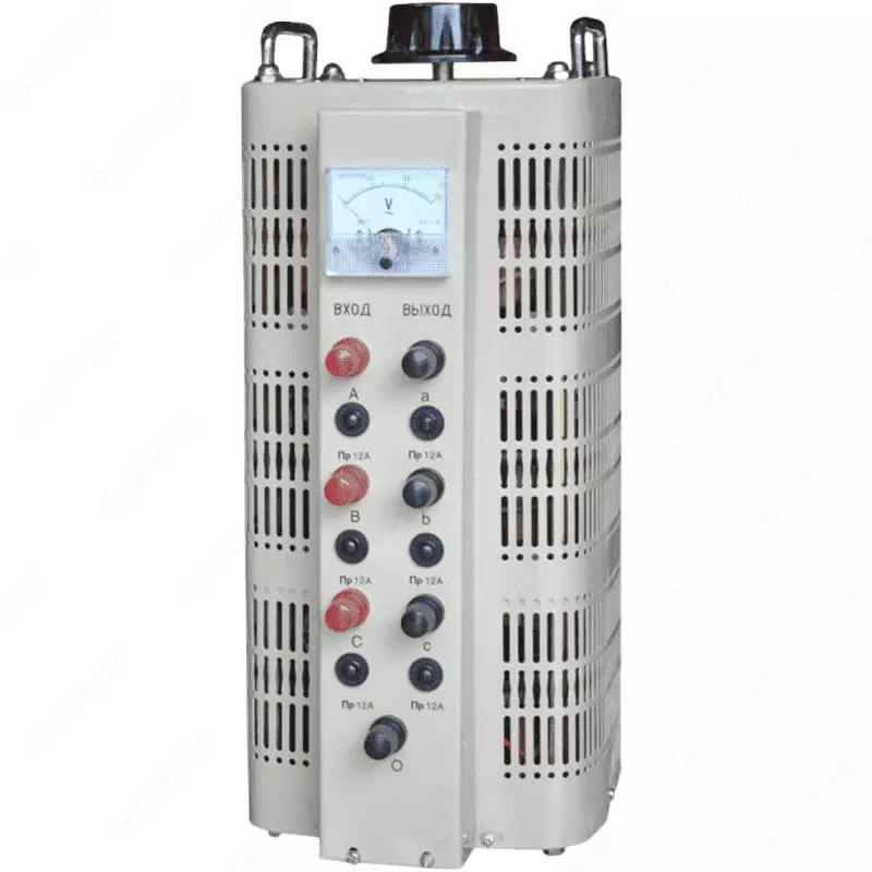 TSGC2-Y-6K (8А) — автотрансформатор трехфазный лабораторный с цифровым индикатором