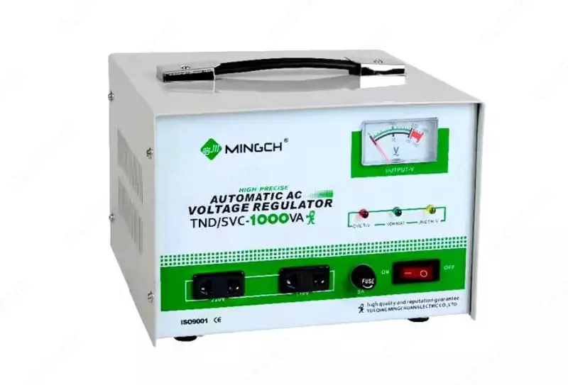 TND-1500VA — профессиональный однофазный стабилизатор переменного напряжения мощностью 1 кВт